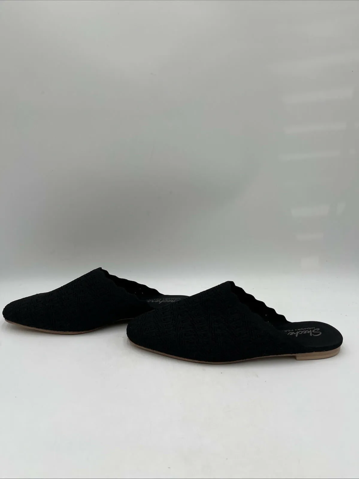 SKECHERS Women's Cleo Snip-Sweet Daffodil Mules Black Size 8.5 - Very Good