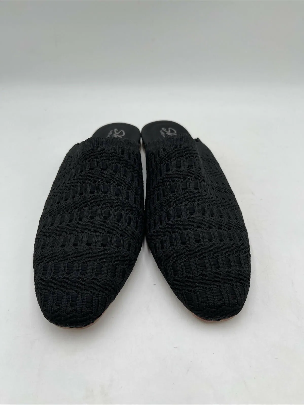 SKECHERS Women's Cleo Snip-Sweet Daffodil Mules Black Size 8.5 - Very Good