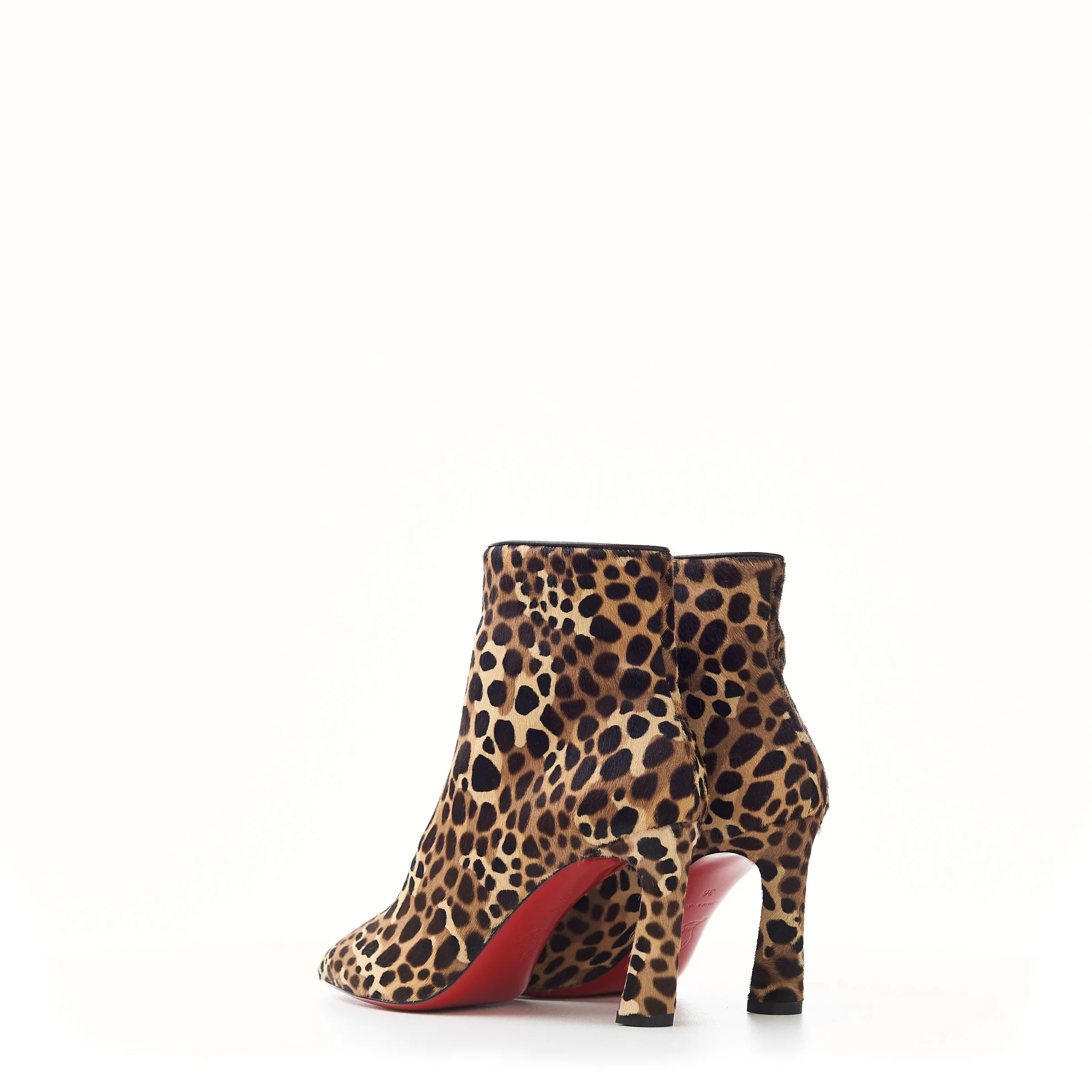 So Eleonor 85mm Ankle Boots In Leopard Print Pony Calfskin