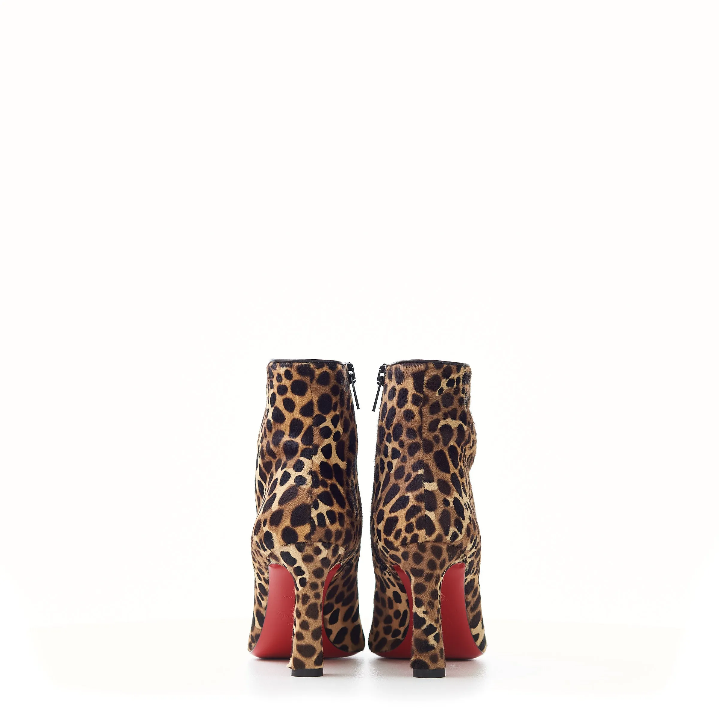 So Eleonor 85mm Ankle Boots In Leopard Print Pony Calfskin
