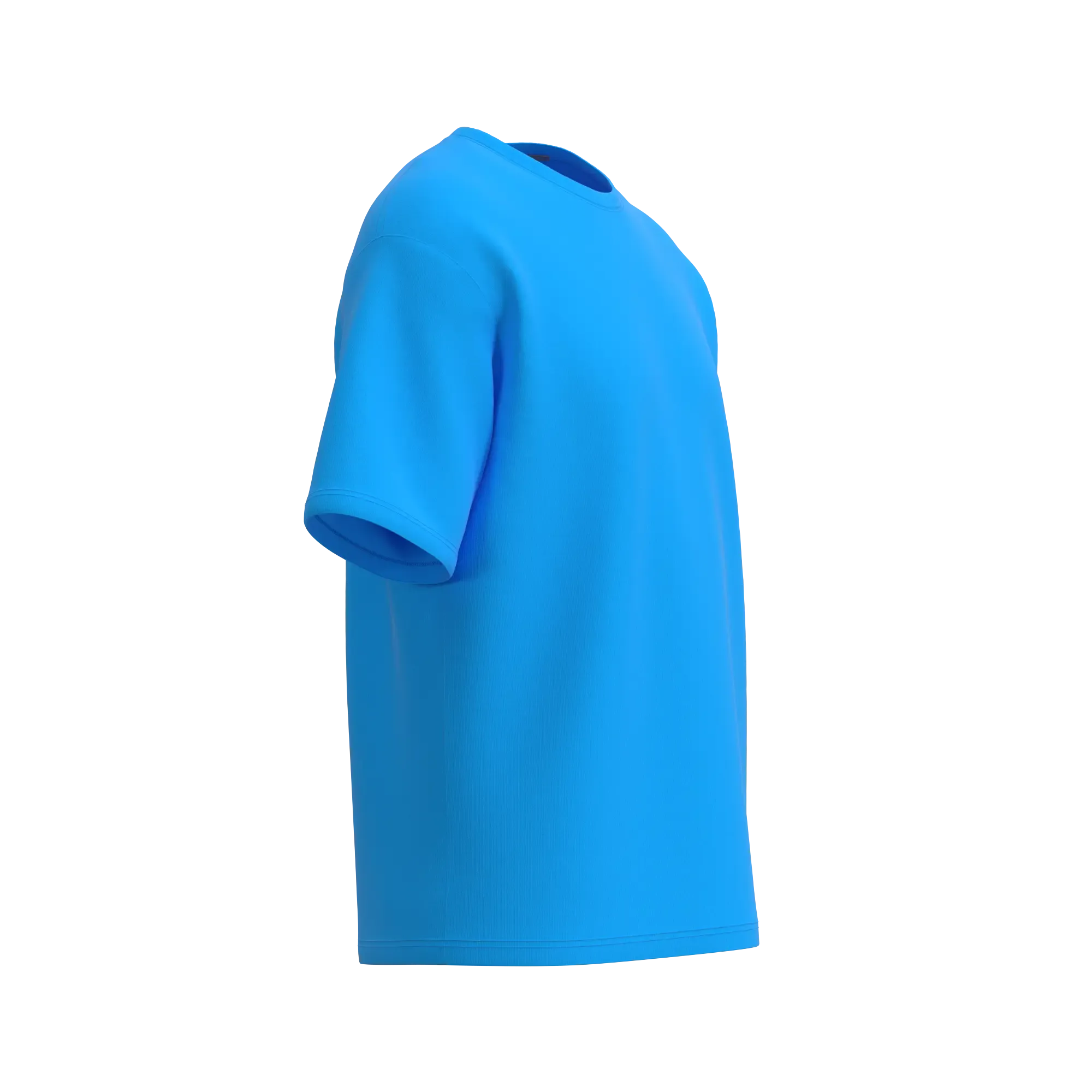 Soft Cotton Oversized T-Shirt, Turquoise