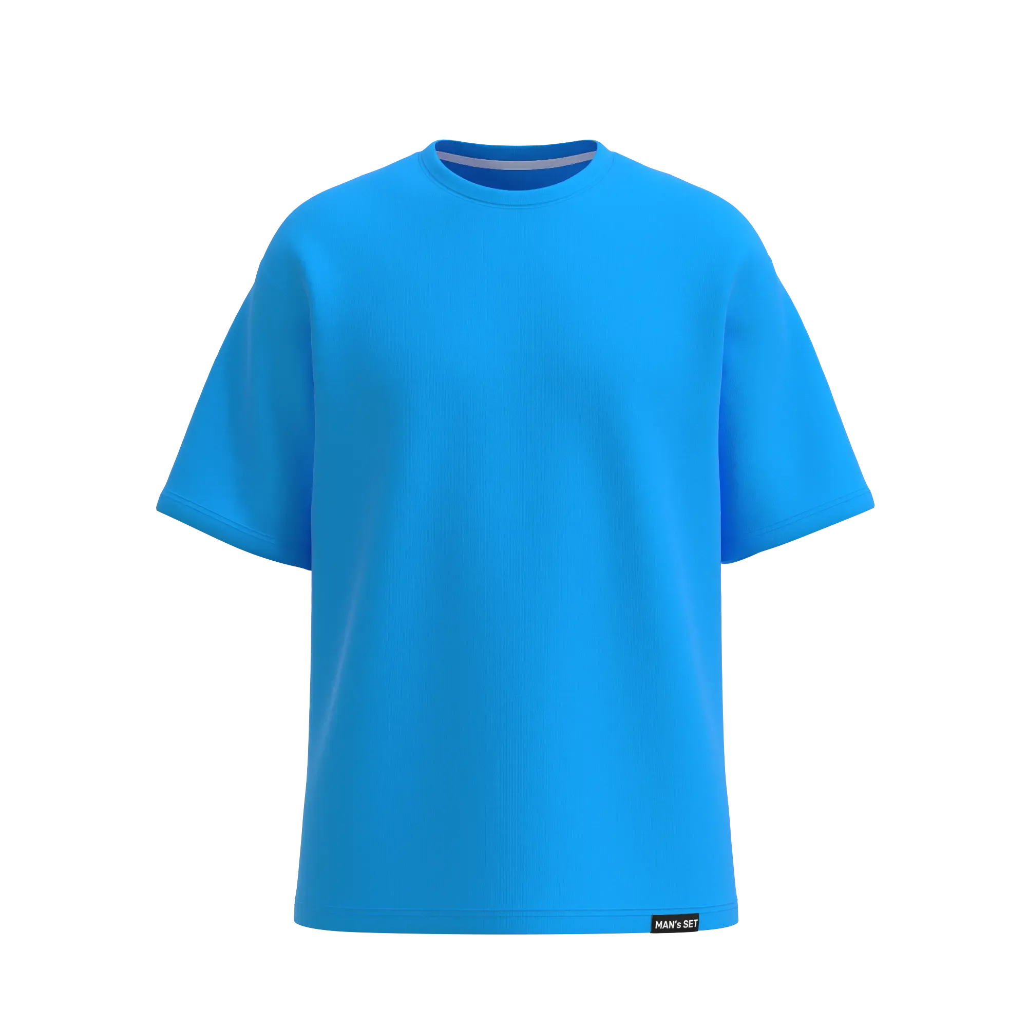 Soft Cotton Oversized T-Shirt, Turquoise