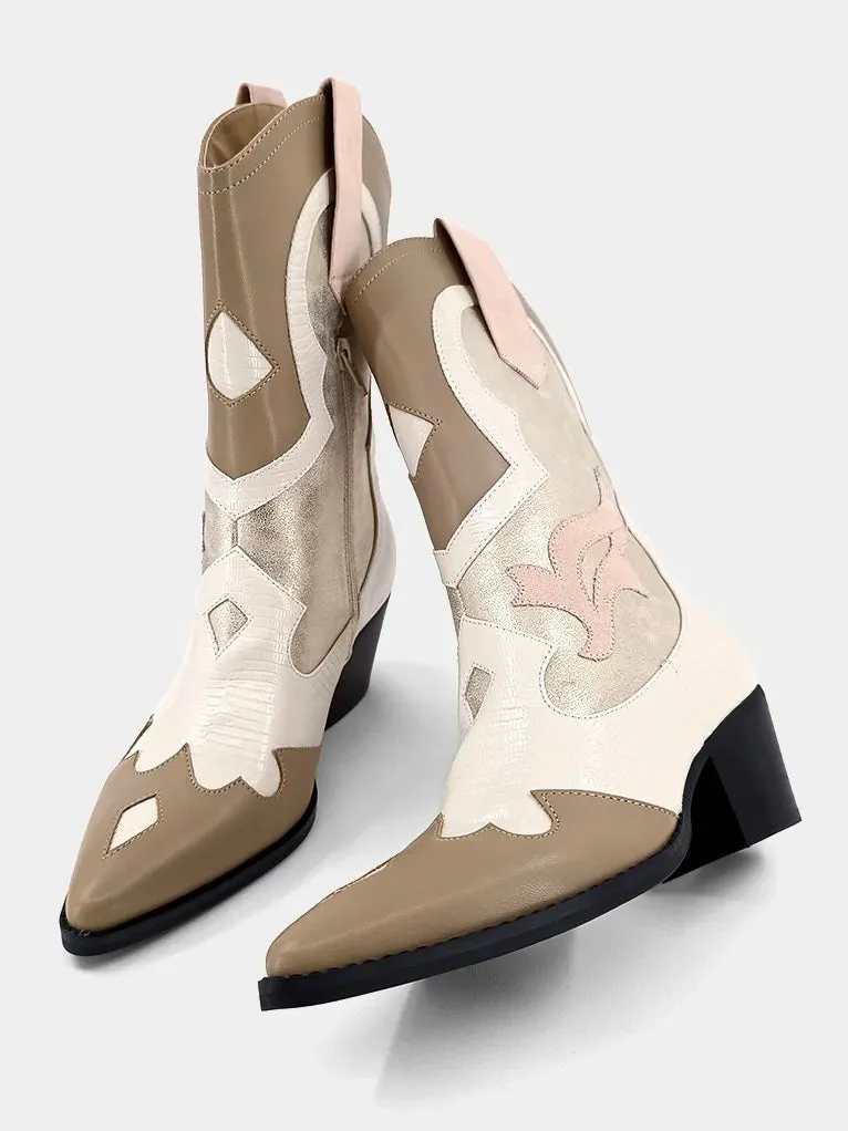 Solana Shimmer Western Boot