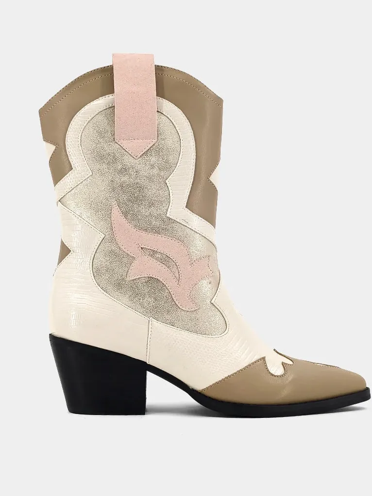 Solana Shimmer Western Boot