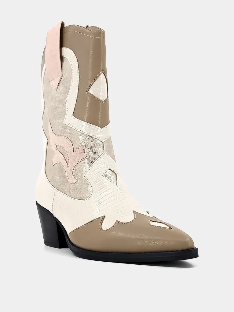 Solana Shimmer Western Boot