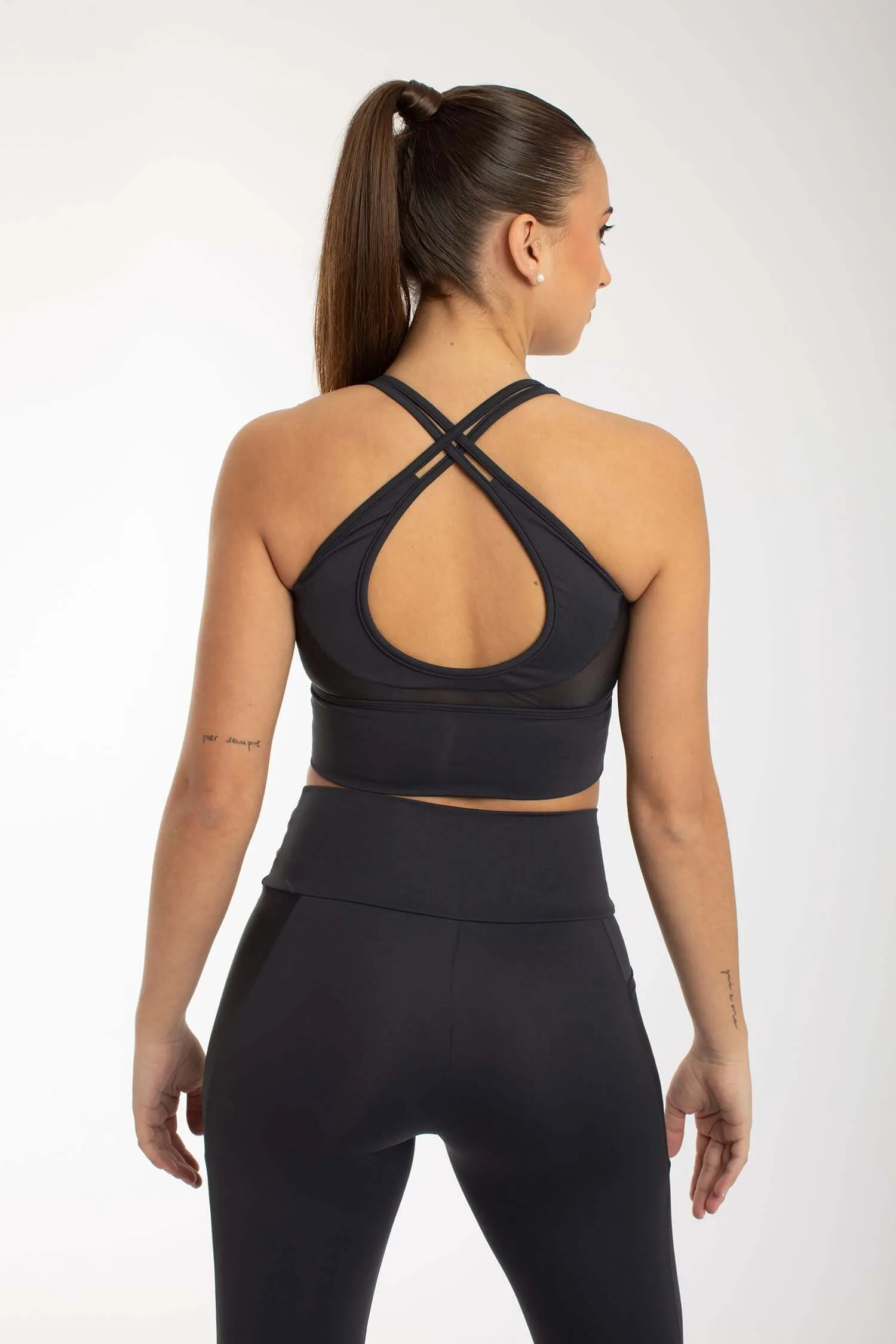 Sport toppur svartur 6631- Intermezzo