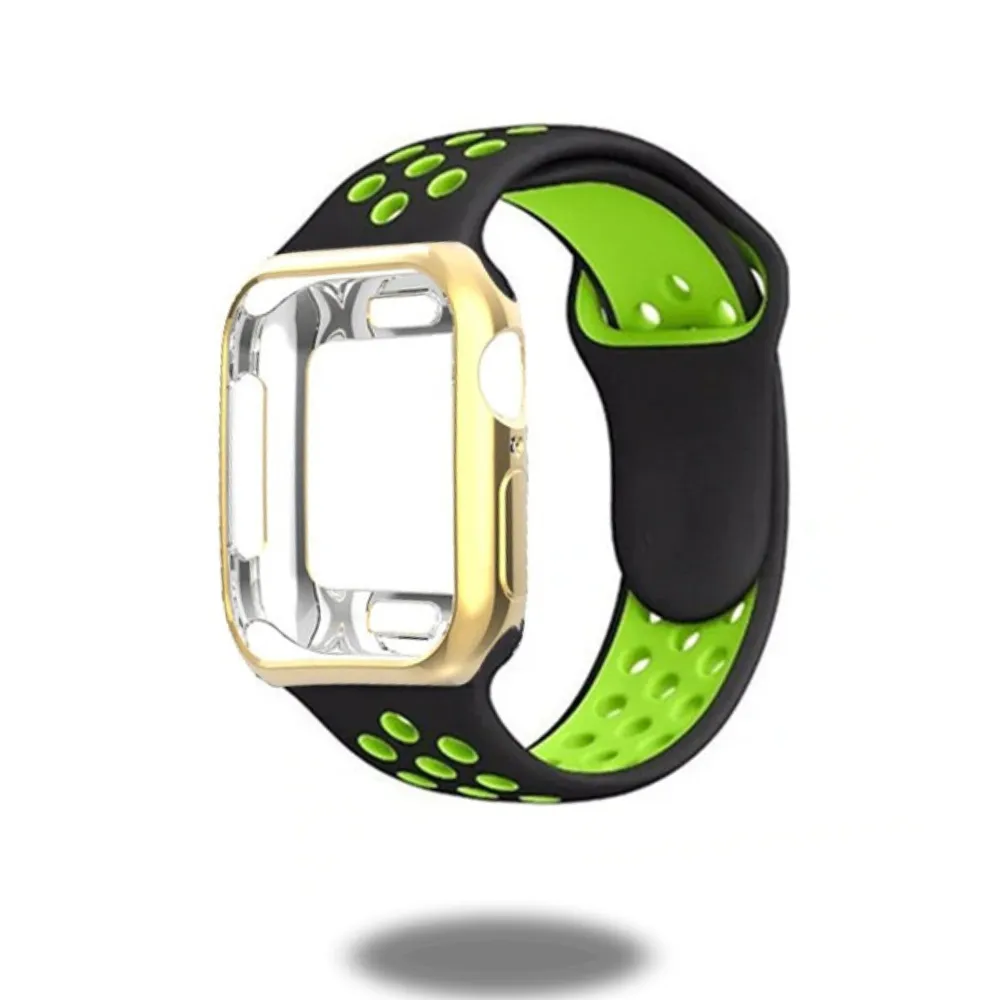 Sporty Silicon Band With Case