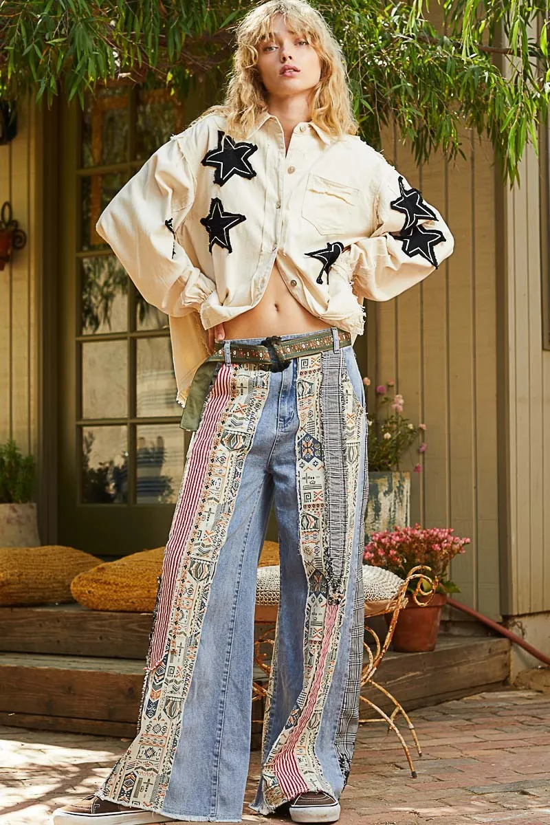 Stars Shacket Natural