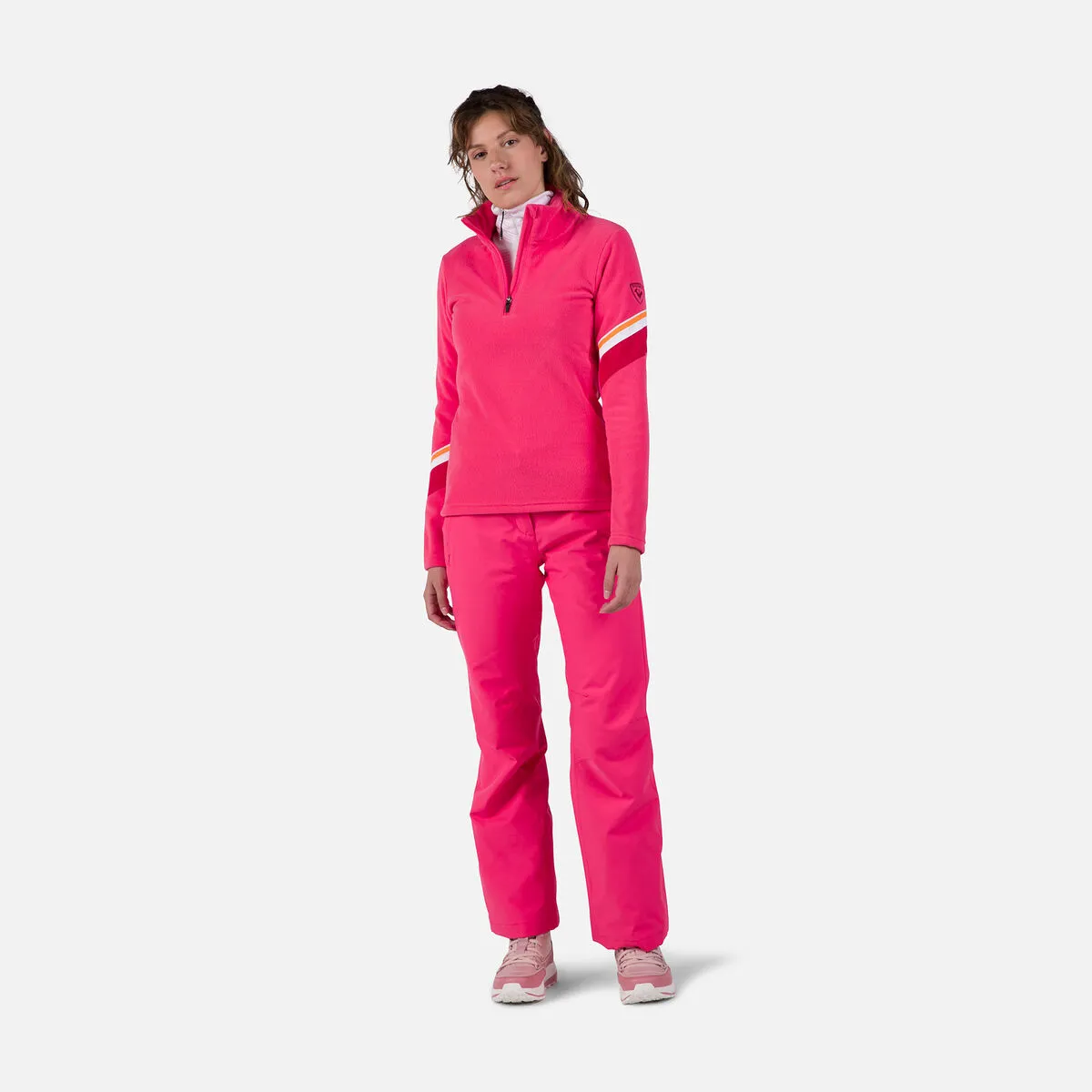 Strawpile Half-Zip Fleece Top