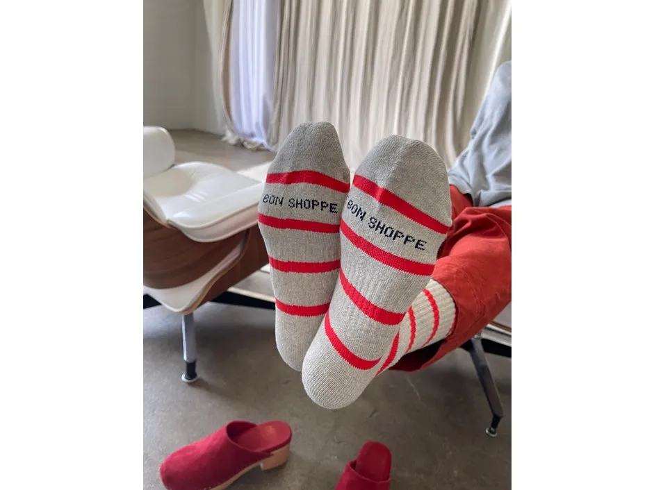 Striped Boyfriend Socks