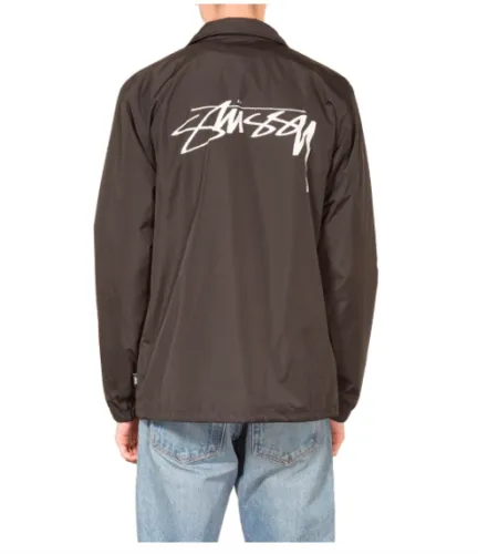 Stussy Cruize Coach Jacket Black/White