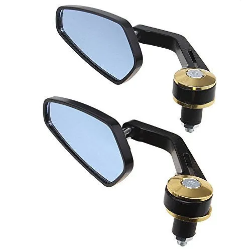 Stylist Side Handle Bar Mirror Black