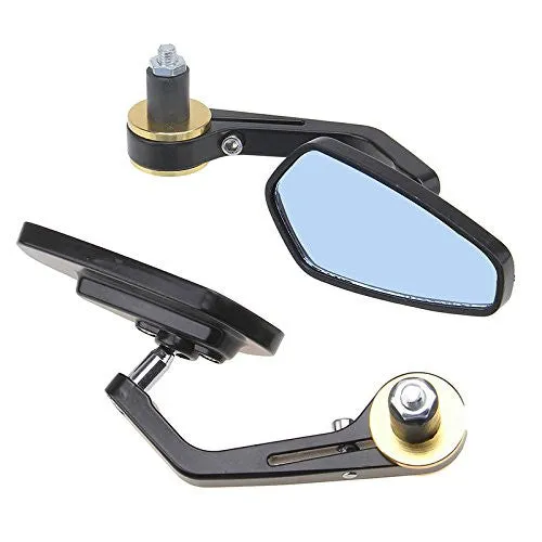 Stylist Side Handle Bar Mirror Black