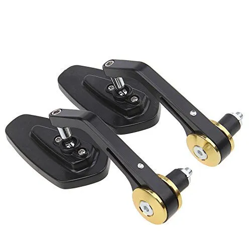 Stylist Side Handle Bar Mirror Black