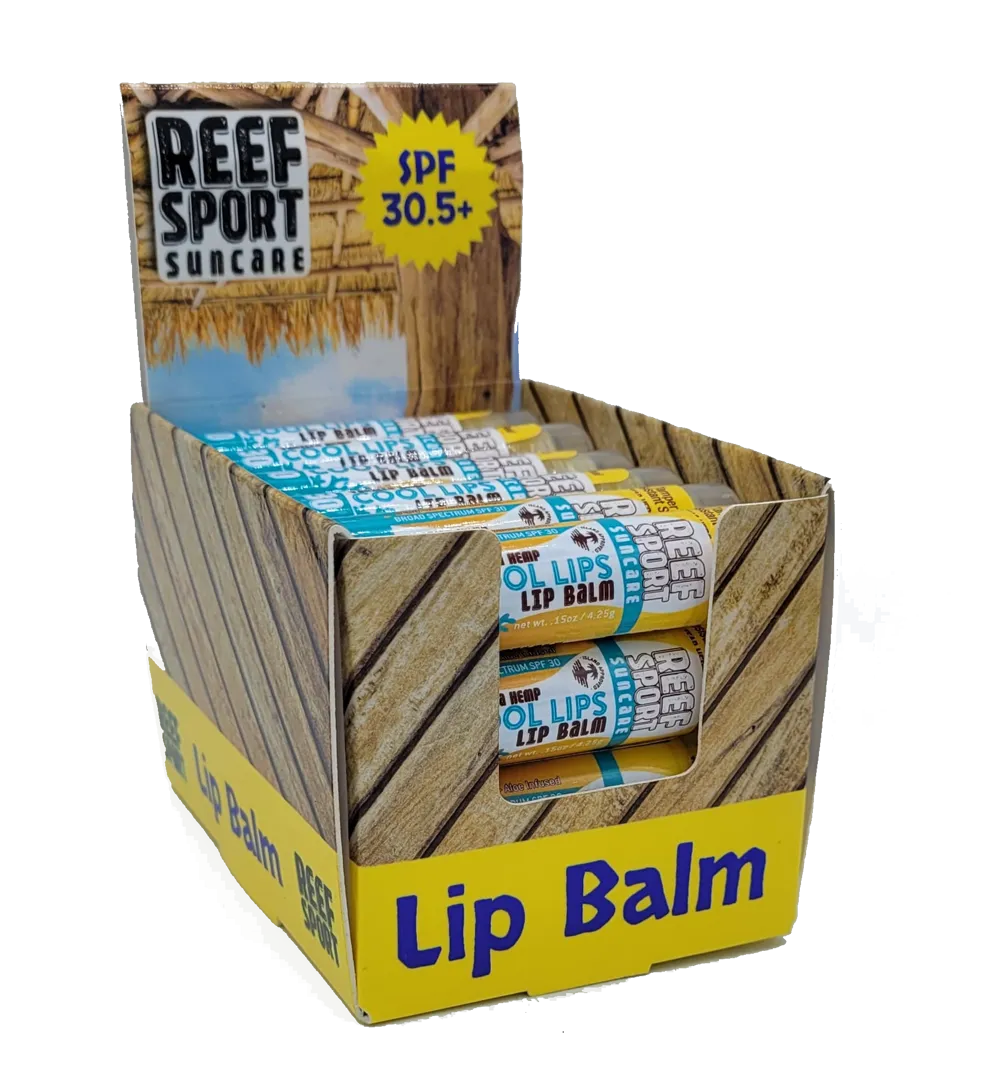 Sunscreen Reef Sport Sun Care Products Lotion 1.5oz w/Carabiner and Lip Balms