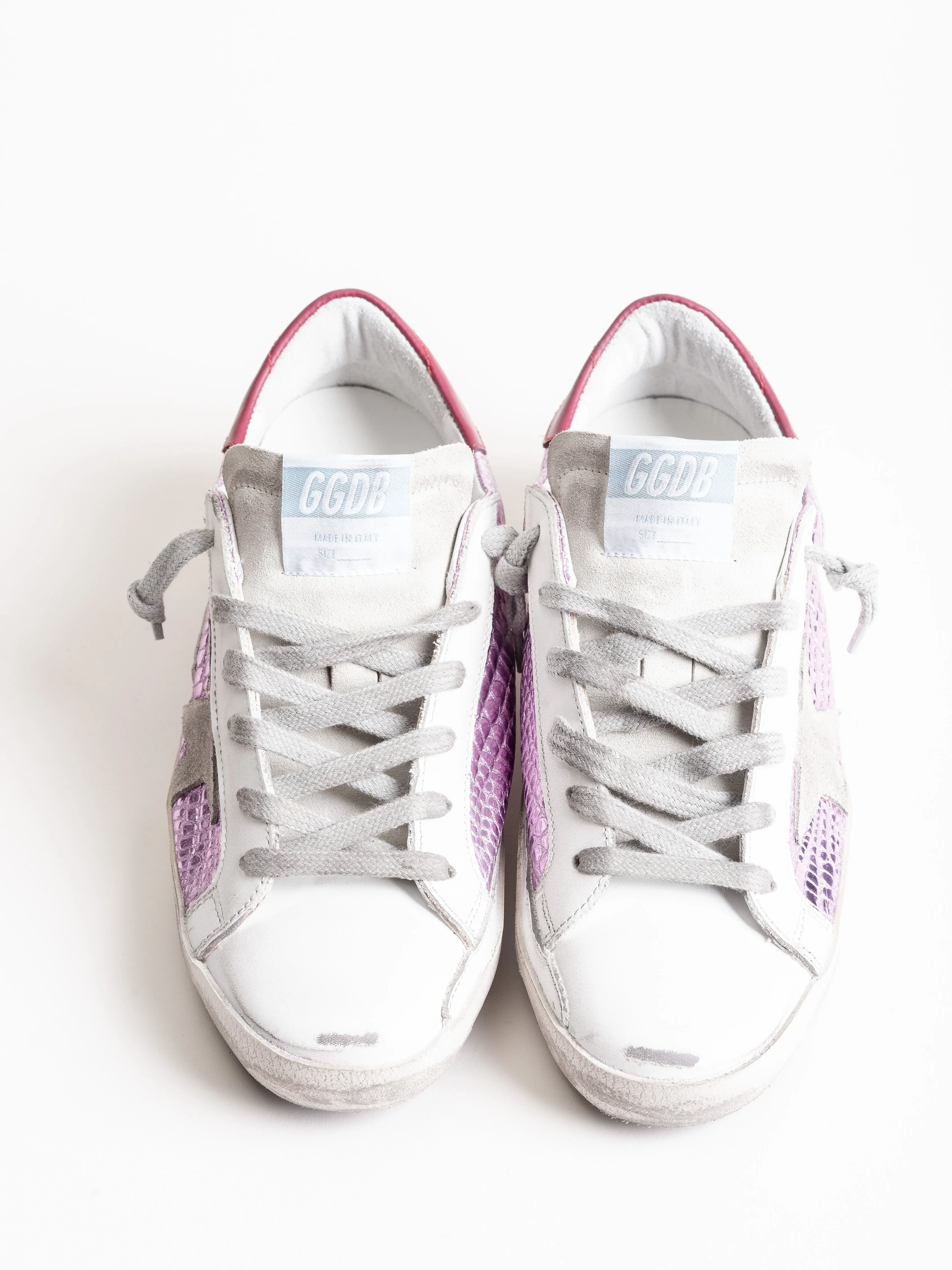 superstar sneaker - lavender laminated