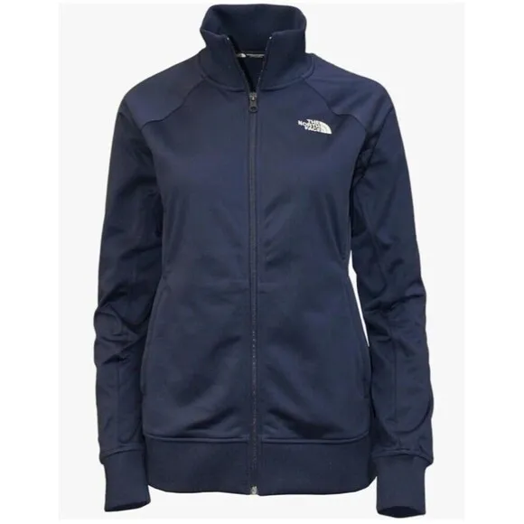 THE NORTH FACE TNF Ladies Tech Full Zip Jacket Small Navy Blue NWT Run Gym Sport