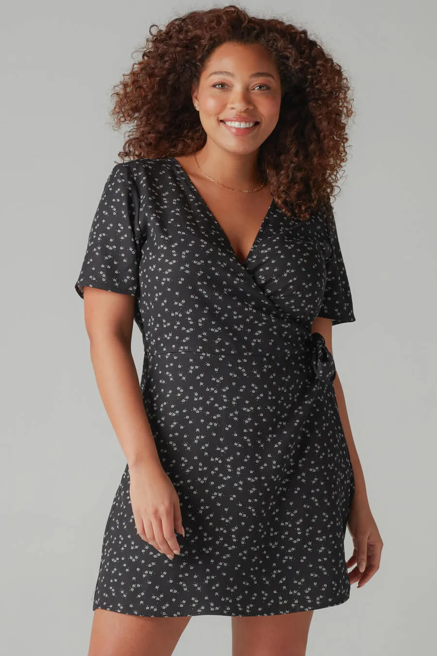 The Short Wrap Dress