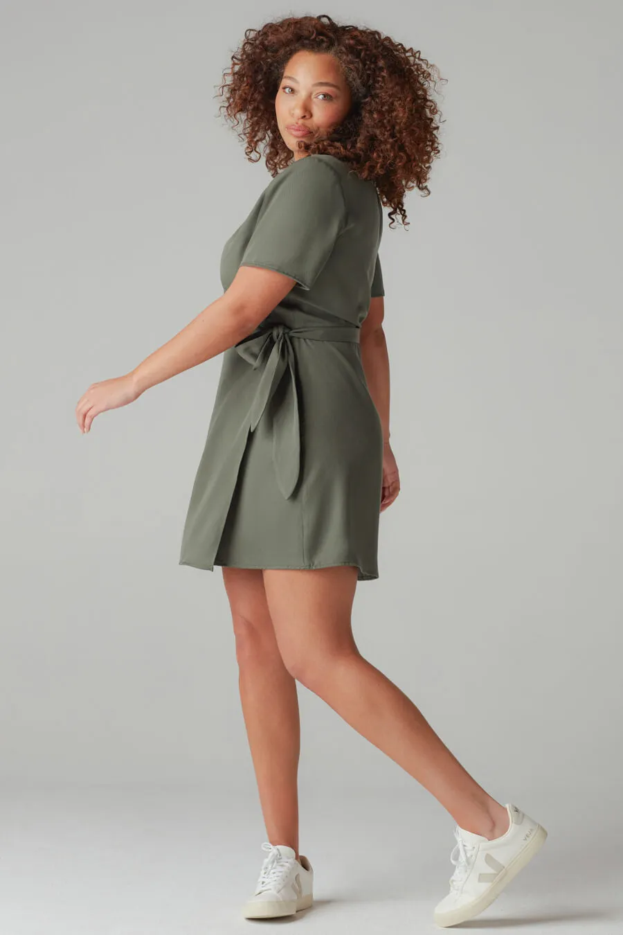 The Short Wrap Dress