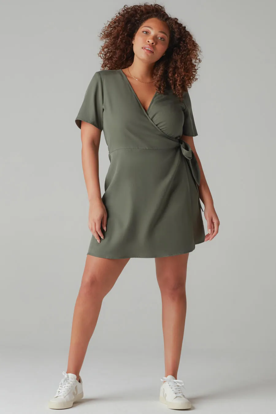 The Short Wrap Dress