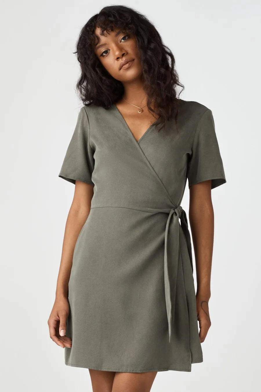 The Short Wrap Dress