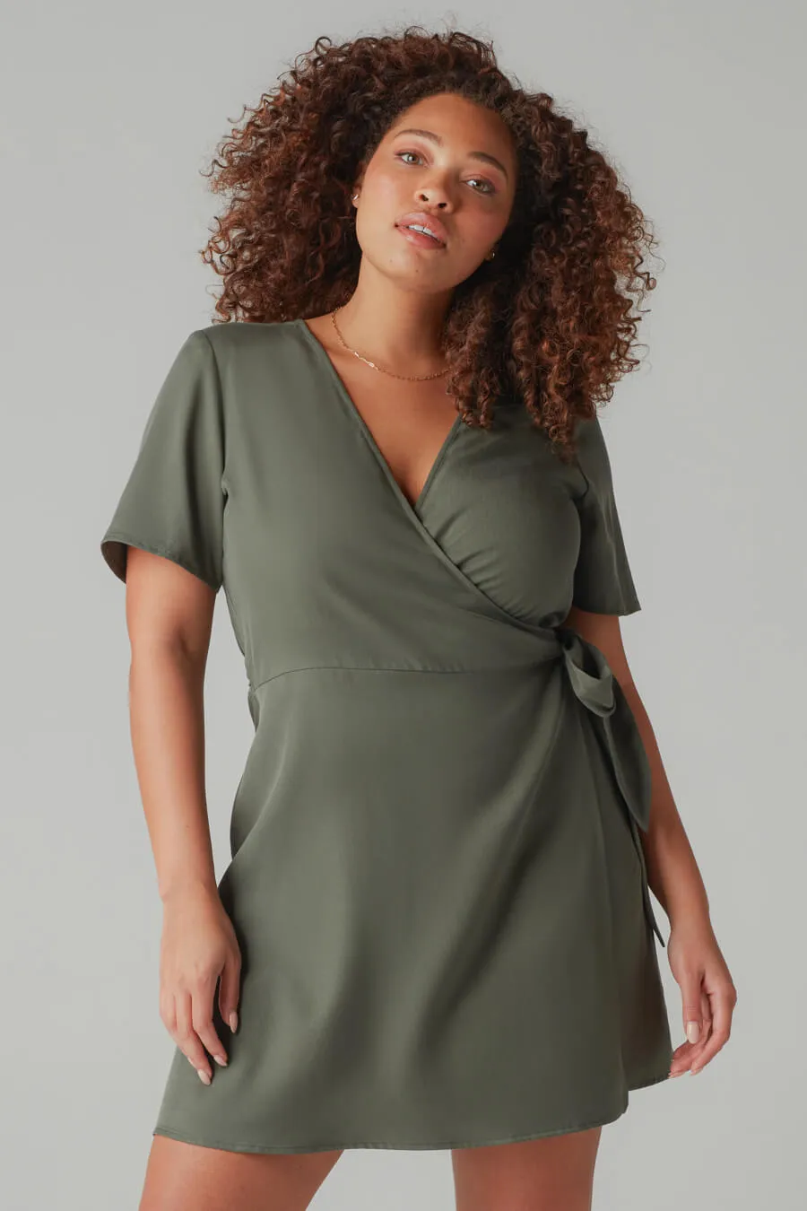 The Short Wrap Dress
