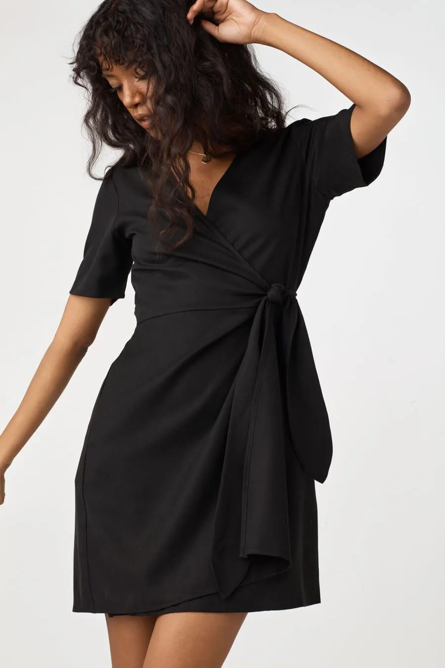 The Short Wrap Dress