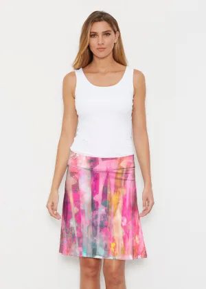Tiki Pink (15040) ~ Silky Brenda Skirt 21 inch