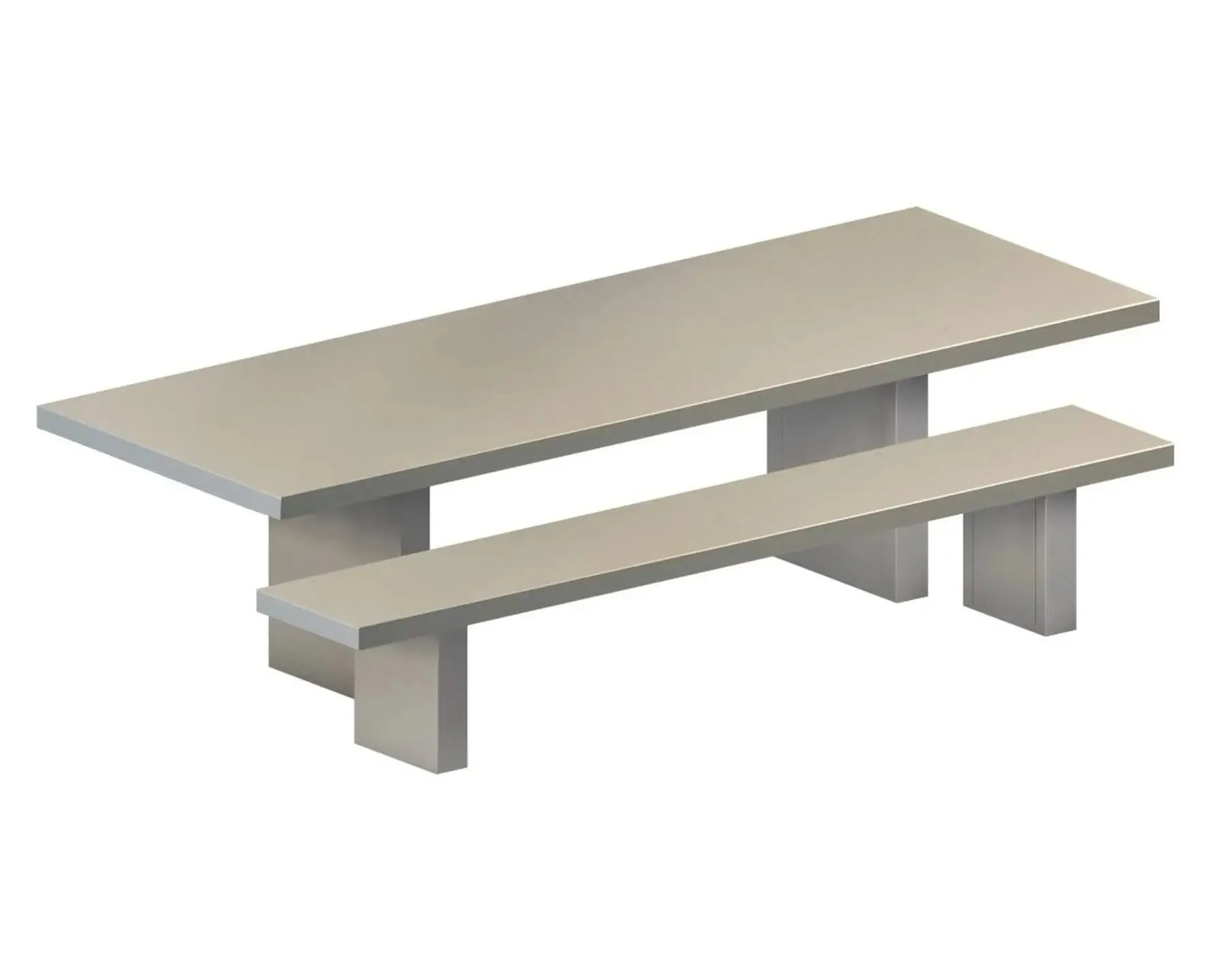 Tommaso - Outdoor Bench and Table
