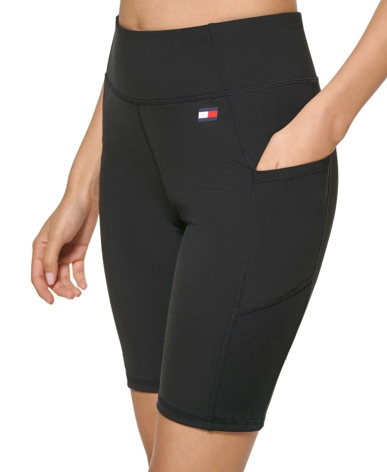 Tommy Hilfiger Sport Women's High-Rise Compression Bike Shorts 166e267b202e69