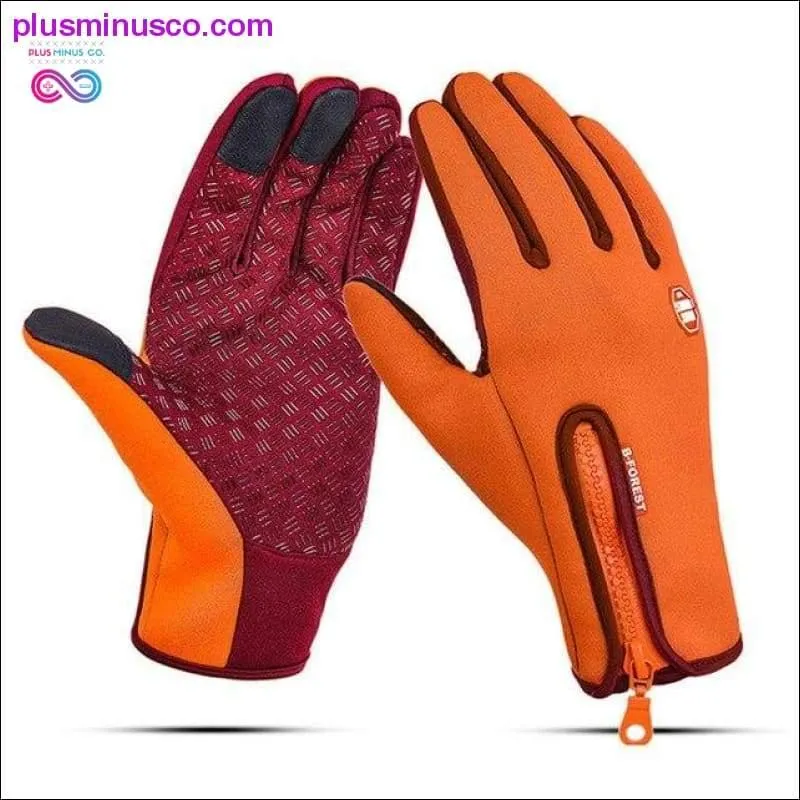 Touch Screen Windproof Outdoor Sport Gloves,Unisex Winter