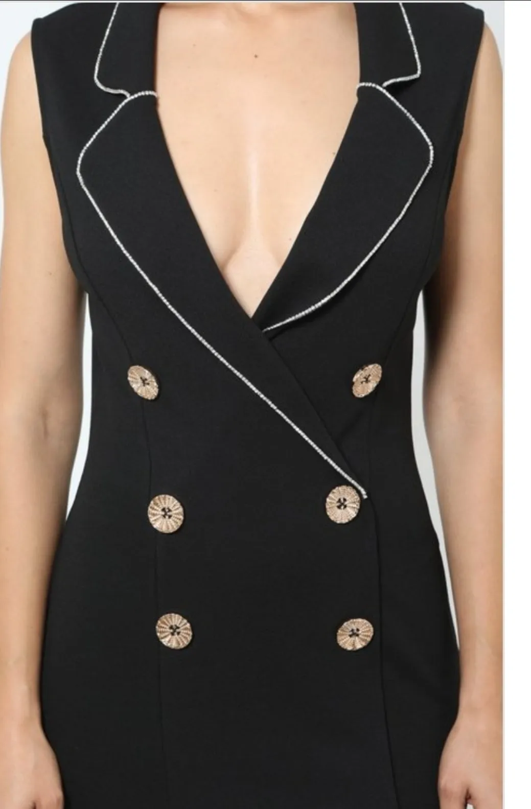 Tuxedo Black Dress