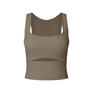 Under Bust Cut Out Work Out Tank