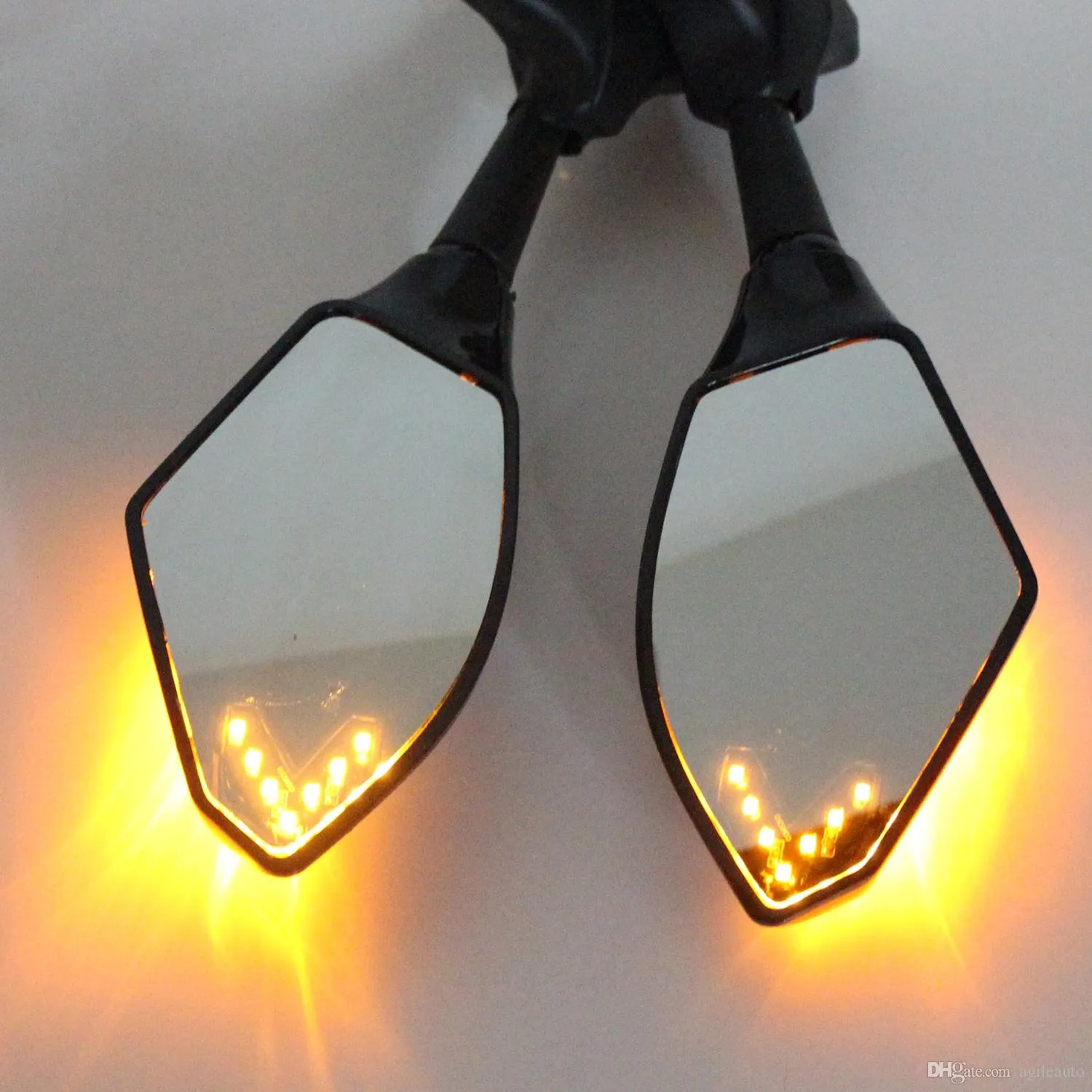 Universal Bike Mirror LED Turn Signal Mirror For Universal Bike Mirror