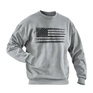 USA FALG COTTON GRAPHIC SWEATSHIRT