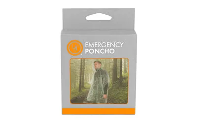 UST EMERGENCY PONCHO CLEAR