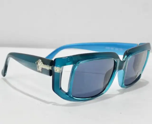 Versace 1990s Blue Sunglasses