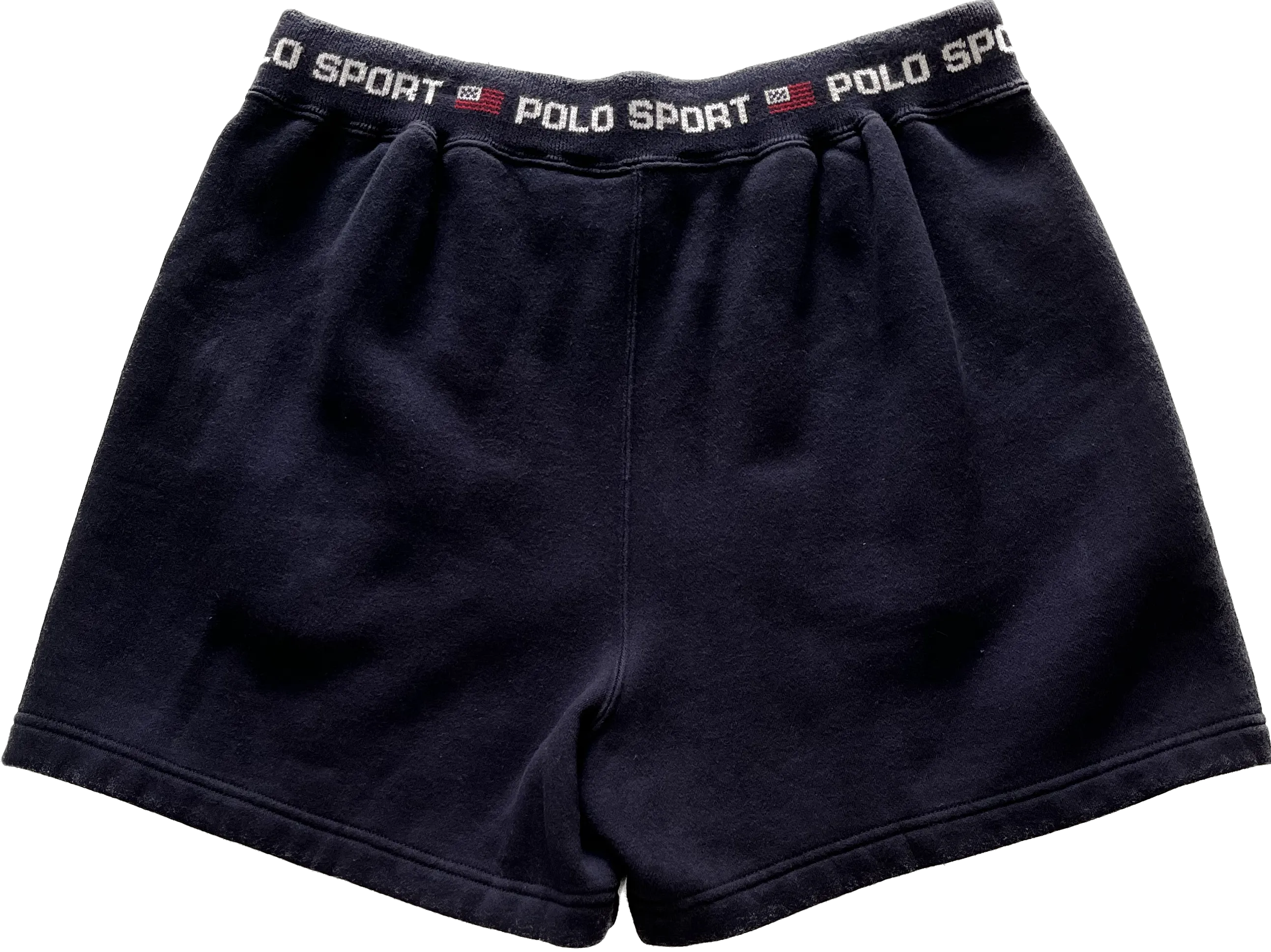 Vintage 90's Polo Ralph Lauren 'Polo Sport' Jogger Shorts - Blue