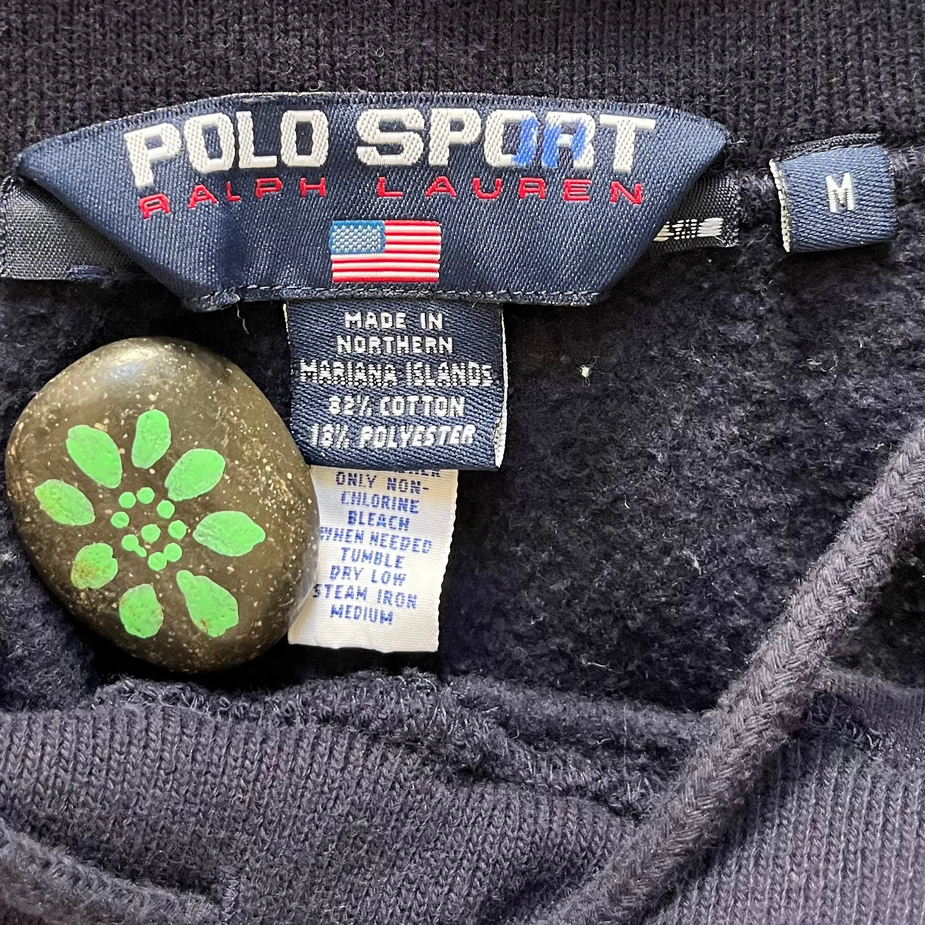 Vintage 90's Polo Ralph Lauren 'Polo Sport' Jogger Shorts - Blue