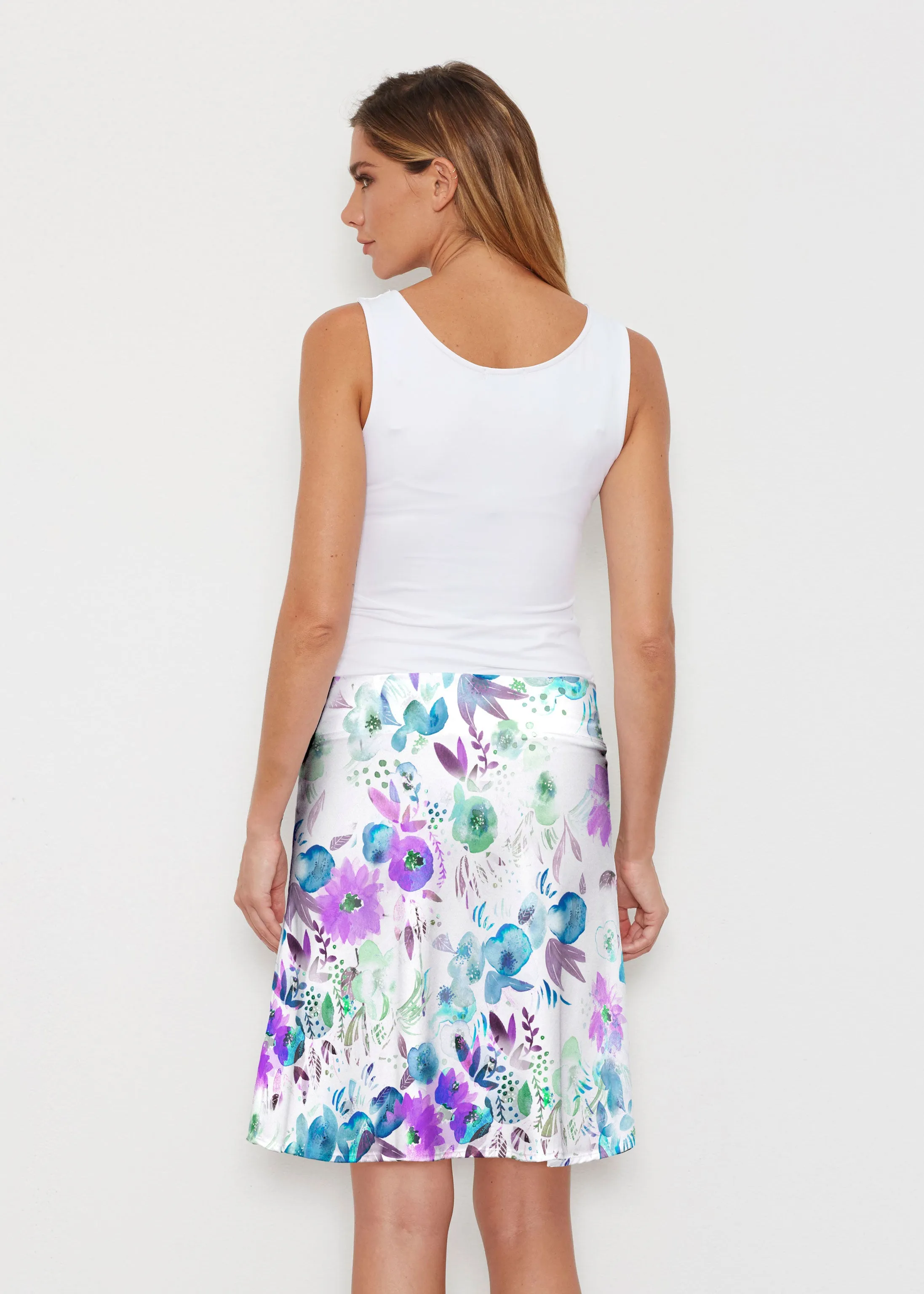 Violet (16228) ~ Silky Brenda Skirt 21 inch