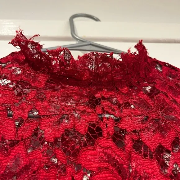 Worn once - Midi Lace Sheath Dress