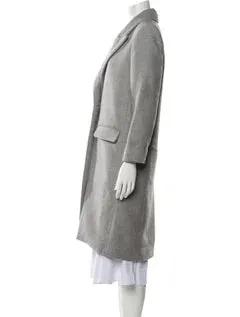 Zadig & Voltaire Grey Chevron Coat