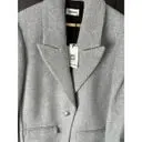 Zadig & Voltaire Grey Chevron Coat