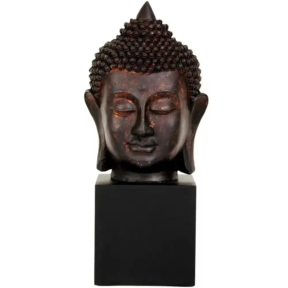Zen Elegance: Buddha Head Statue for Serene Spaces