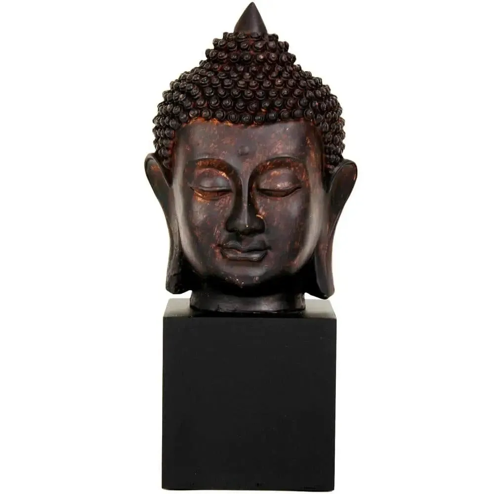 Zen Elegance: Buddha Head Statue for Serene Spaces